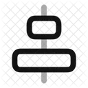 Horizontal Ausrichten Zentriert Symbol