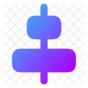 Horizontal Ausrichten Zentriert Symbol