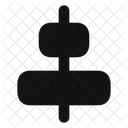 Horizontal Ausrichten Zentriert Symbol