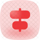 Horizontal Zentriert Ausrichten Symbol