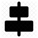 Horizontal Ausrichten Zentrieren Symbol