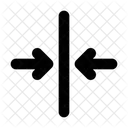 Ausrichten Horizontal Zentriert Symbol