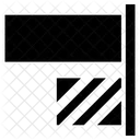 Horizontale Ausrichtung Ausrichten Ausrichtung Symbol