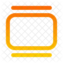 Horizontale-Schiebe-  Symbol