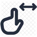Geste Kneifen Horizontal Icon