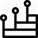 Horizontal Balken Diagramm Symbol