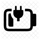 Horizontaler Batteriestecker 25  Symbol