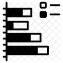 Horizontales Balkendiagramm Balkendiagramm Geschaftsdiagramm Symbol