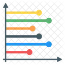 Business Infografik Statistisches Diagramm Balkendiagramm Symbol