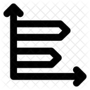 Balkendiagramm Balkengraph Horizontales Balkendiagramm Symbol