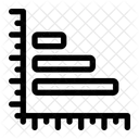 Horizontales Balkendiagramm Balkendiagramm Balkengraph Symbol