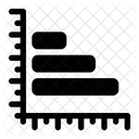 Horizontales Balkendiagramm Balkendiagramm Balkengraph Symbol