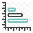 Horizontales Balkendiagramm Balkendiagramm Balkengraph Symbol