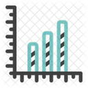 Horizontales Balkendiagramm Balkendiagramm Balkengraph Symbol