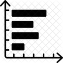 Horizontales Diagramm Daten Grafik Symbol