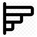 Horizontales Diagramm  Symbol