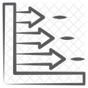 Geschaftsinfografiken Statistisches Diagramm Horizontales Diagramm Symbol