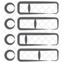 Geschaftsinfografiken Statistisches Diagramm Horizontales Diagramm Symbol