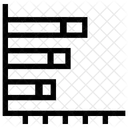 Horizontal Analytik Statistik Symbol