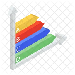 Horizontales Diagramm  Symbol