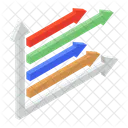 Datenvisualisierung Grafische Darstellung Horizontales Diagramm Symbol