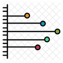 Horizontales Diagramm  Symbol