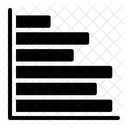 Horizontales Diagramm  Symbol