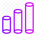 Horizontales Diagramm  Symbol