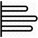 Horizontale Diagramm Geschaft Symbol