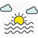 Horizonte Sol De La Manana Sol Icono