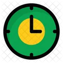 Horloge Mur Visage Icon