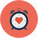 Horloge Avec Coeur Icon