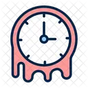 Horloge Fondante Surrealisme Deformee Icon