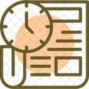Horloge d'échéance  Icône