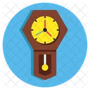 Horloge Murale Garde Temps Dispositif De Chronometrage Icon