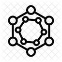 Hormone Chemical Structure Molecular Structure Icon