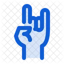 Metall Finger Horn Symbol