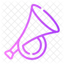 Horn Music And Multimedia Shout Icon