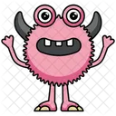 Horned Monster Demon Icon