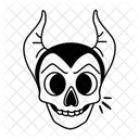 Horned skull  Icon