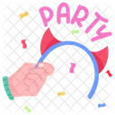 Hairband Horns Headband Devil Headband Icon