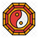 Chines Horoscopo Yin Yang Ícone