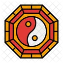 Chines Horoscopo Yin Yang Ícone