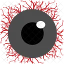 Horrible Eye Frightening Spooky Icon