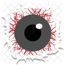 Oeil Horrible Effrayant Effrayant Icon