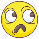 Horrified Emoji Horrified Expression Emotag Icon