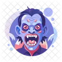 Horror Man Demon Creature Icon