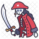 Skeleton Pirate Death Icon