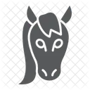 Horse Mustang Face Icon