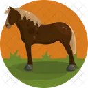 Horse Animal Farm Icon